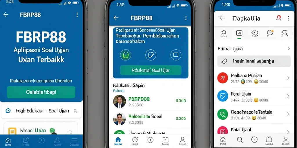 Tampilan antarmuka FBRP88 yang user-friendly untuk belajar soal ujian.
