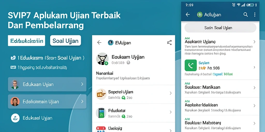 Antarmuka aplikasi SVIP7 untuk Soal Ujian yang menarik dan informatif.